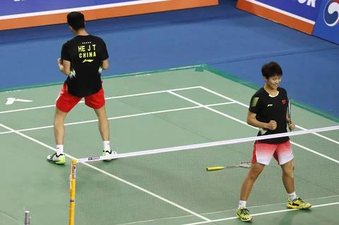 Badminton 2018 Victor Korea Open n Seoul - 30 Sep 2018 Stock Photos