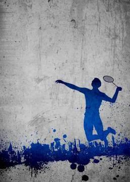 Badminton background Stock Illustration