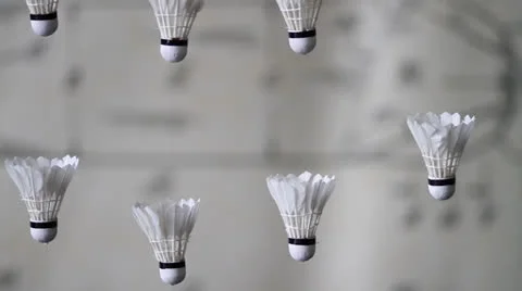 Badminton Birdies 2 Stock Footage 23792955