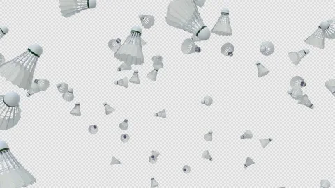 Badminton Blast Element Video stock 267213420