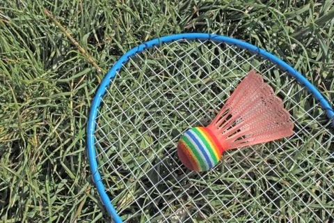 Bad...minton corner (4) Stock Illustration