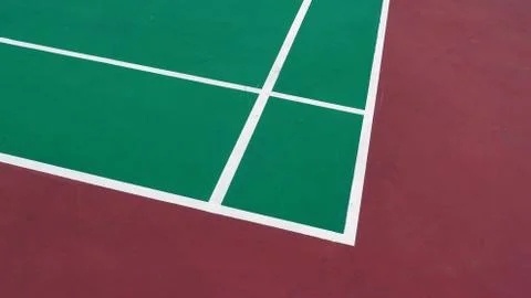 Badminton field Stock Photos
