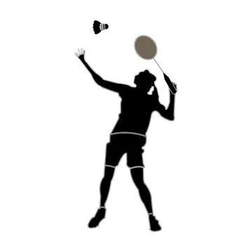 Badminton icon Stock Illustration