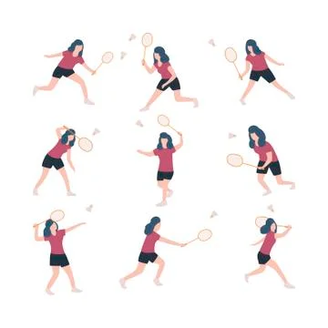 Badminton Stock Illustration