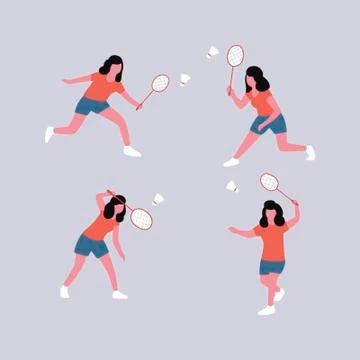 Badminton Stockillustratie