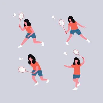 Badminton Stock Illustration