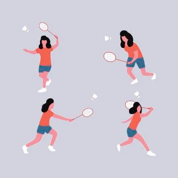 Badminton Stock Illustration