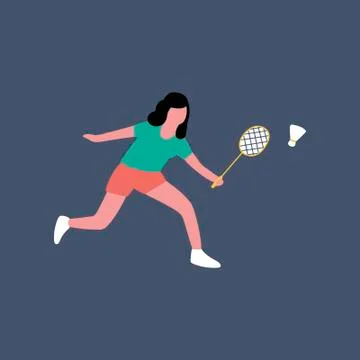Badminton Stock Illustration