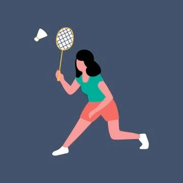 Badminton Illustrazione stock