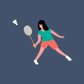 Badminton Stock Illustration