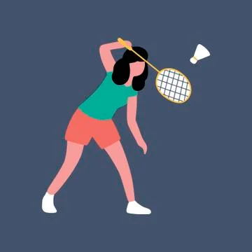 Badminton Stock Illustration