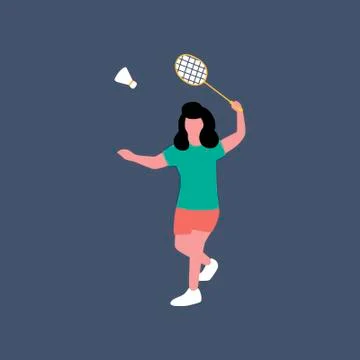 Badminton Stock Illustration