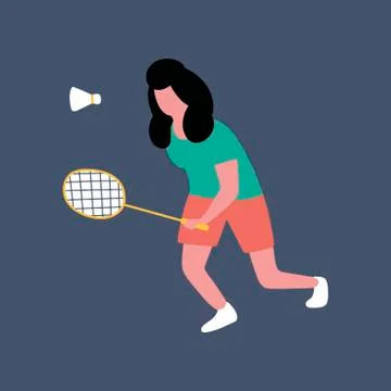 Badminton Stock Illustration