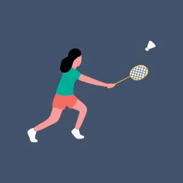 Badminton Stock Illustration