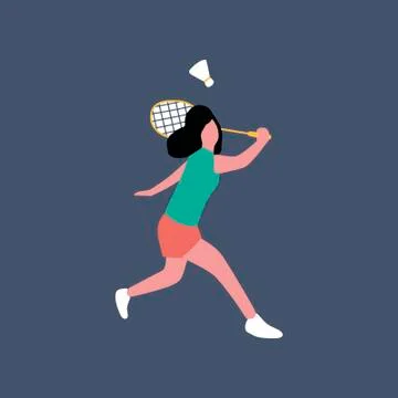 Badminton Stock Illustration