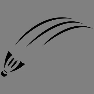 Badminton logo vector illustration design Illustrazione stock