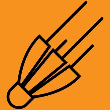 Badminton logo vector illustration design Stock Illustration