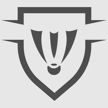 Badminton logo vector illustration design Stock Illustration