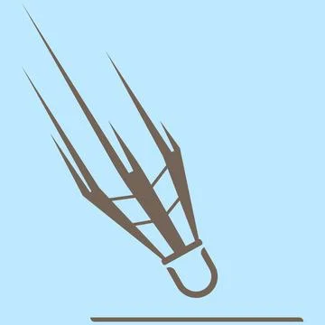 Badminton logo vector illustration design Stock Illustration