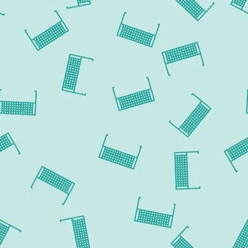 Badminton net line seamless pattern Illustrazione stock