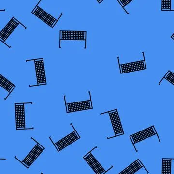 Badminton net vector seamless pattern Stock Illustration