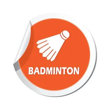 Badminton ORANGE LABEL Stock Illustration