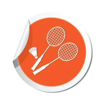 Badminton ORANGE LABEL Stock Illustration