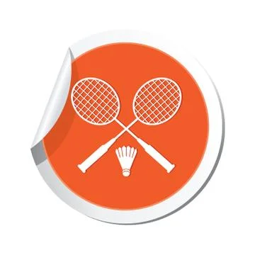 Badminton ORANGE LABEL Stock Illustration