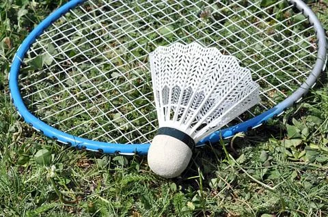 Badminton racket Stock Photos