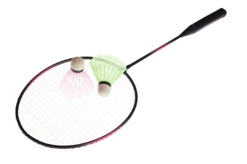 Badminton rackets Stock Photos