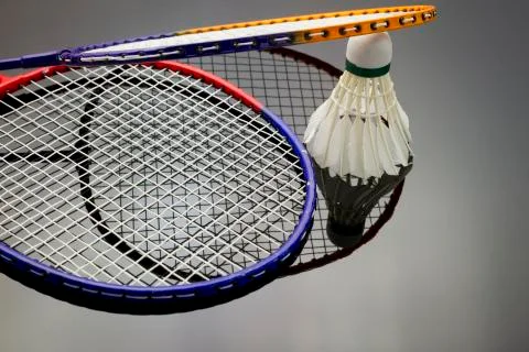 Badminton set Stock Photos