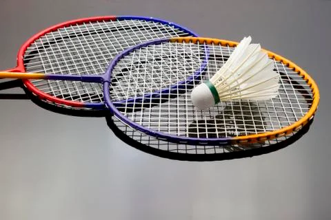 Badminton set Stock Photos