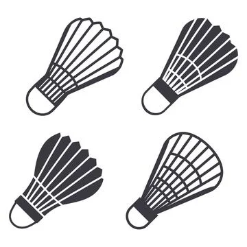Badminton shuttlecock vector illustration Stock Illustration