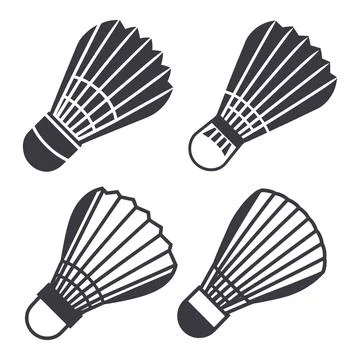 Badminton shuttlecock vector illustration Stock Illustration
