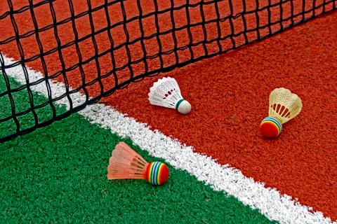 Badminton shuttlecocks-1 Stock Photos