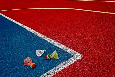 Badminton shuttlecocks-2 Stock Photos