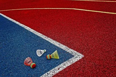 Badminton shuttlecocks-2 Stock Photos