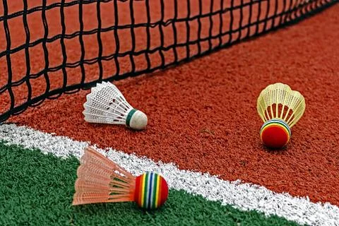 Badminton shuttlecocks-5 Stock Photos