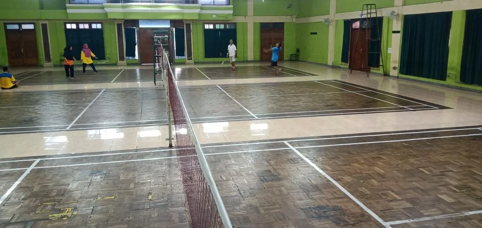 Badminton Training Ground Stock Photos