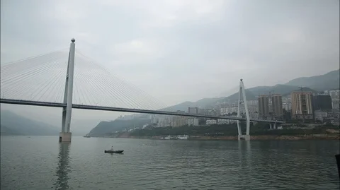 Badong Yangtze River China Stock Footage 107523349