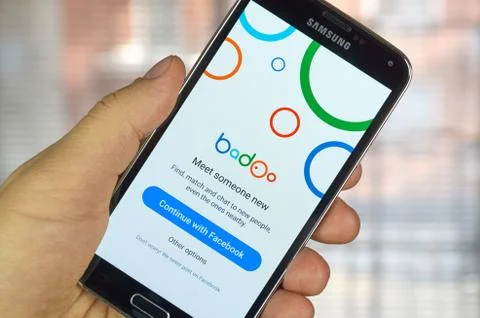 Badoo mobile app 写真素材