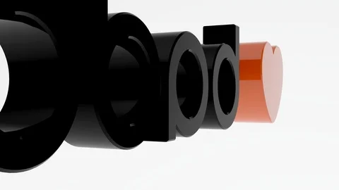 Badoo - Social Network 3D Icon. Stock Footage 105928140