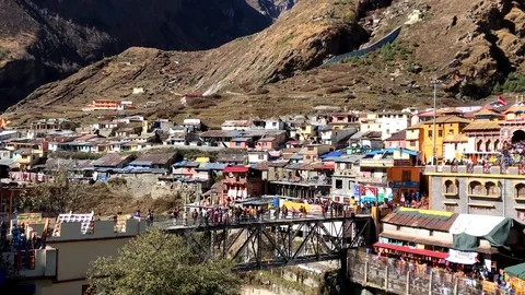 Badrinath temple, Stock Footage 100143818