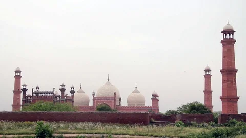 Badshahi Mosque Lahore Stock Footage 86632016