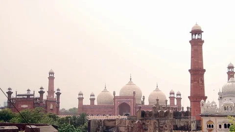 Badshahi Mosque Lahore Stock Footage 86632076
