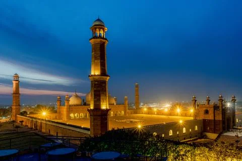 Badshahi Mosque lahore Stock Photos