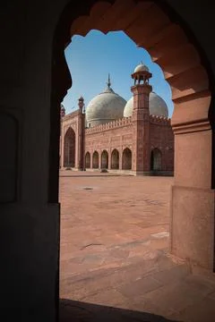 Badshahi Mosque Stock Photos