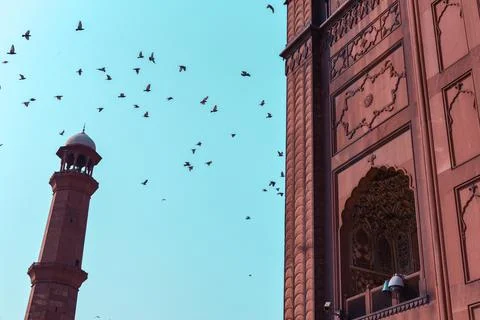 Badshahi Mosque Stock Photos