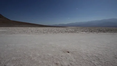 Badwater Salt Flat Stock Footage 78454974