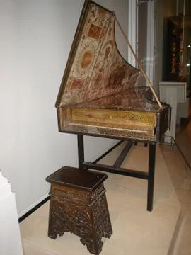 Baffo Harpsicord Stock Photos